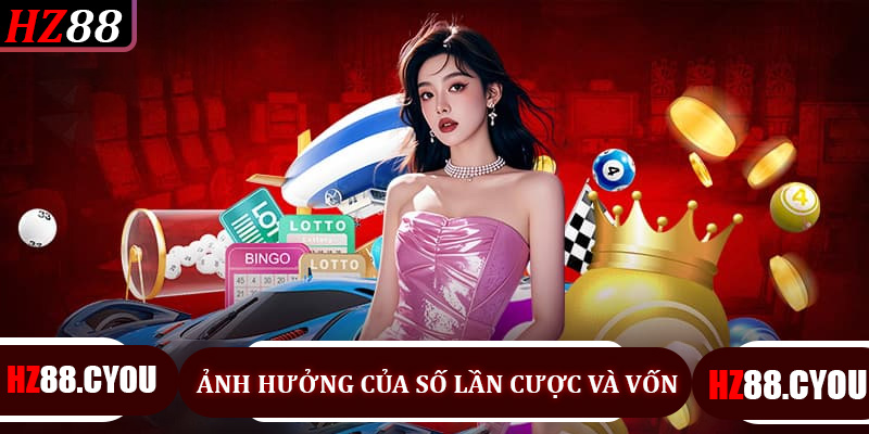 Ảnh hưởng của số lần cược và vốn